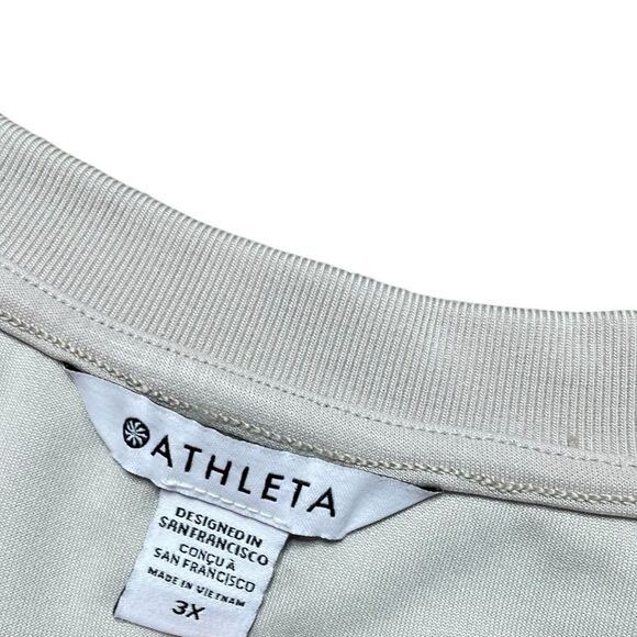 ATHLETA Seasoft Crewneck Abalone Grey Sweatshirt Size 3X - Picture 6 of 6